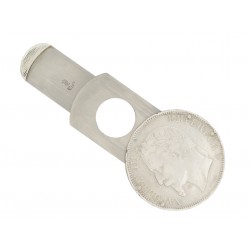 COUPE CIGARE ELOI PERNET PIECE 5 FRANCS NAPOLEON III 1868 EN ARGENT MASSIF 31€