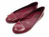 chaussures louis vuitton ballerines 38 cuir bordeaux