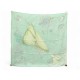 RARE FOULARD HERMES TUIGA D. JARLEGANT ED LIMITEE 500 EX CARRE 90 EN SOIE SCARF