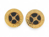 boucles d'oreilles celine grandes puces rondes