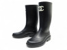 chaussures chanel bottes de pluie logo cc 38