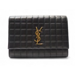 NEUF SAC POCHETTE SAINT LAURENT CASSANDRE 759879 CUIR MATELASSE FLAP POUCH 800€