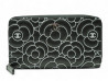 portefeuille chanel camelia noir et blanc porte