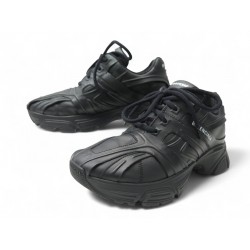 CHAUSSURES BASKETS BALENCIAGA PHANTOM 36 CUIR NOIR + BOITE LEATHER SNEAKERS 995€
