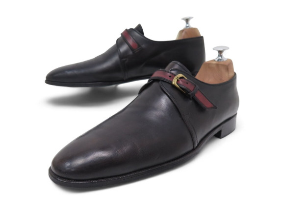 chaussures berluti mocassins a boucle 8.5 42.5 cuir