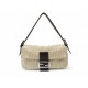 SAC A MAIN FENDI BAGUETTE EN TOILE JACQUARD FF ZUCCA BEIGE 26424 HAND BAG 3000€