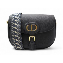 NEUF SAC A MAIN CHRISTIAN DIOR BOBBY L CUIR BANDOULIERE TOILE OBLIQUE BAG 3550€