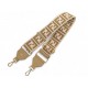 ANSE BANDOULIERE FENDI 8AV134-AHM5 STRAP YOU TOILE JACQUARD FF ZUCCA BEIGE 860€
