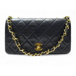VINTAGE SAC A MAIN CHANEL MINI TIMELESS CUIR MATELASSE BANDOULIERE BAG 4800€