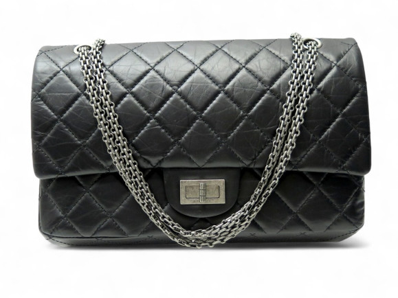  sac a main chanel 2.55 grand jumbo a37590 cuir