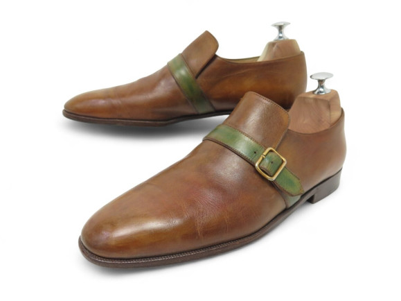 chaussures berluti mocassins a boucle 9 43 cuir patine