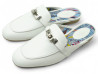  chaussures hermes mules oz h201075z 38 cuir blanc