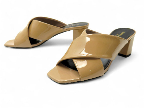 chaussures saint laurent 509359 mules loulou 50