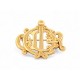BROCHE CHRISTIAN DIOR LETTRES CD EN METAL DORE GOLDEN LETTERS BROOCH PINS 420€