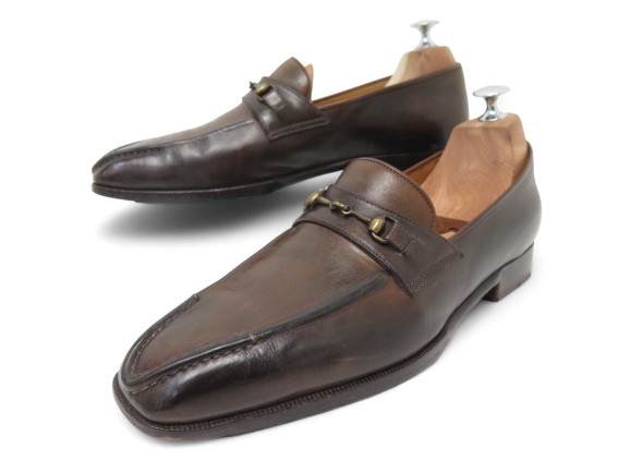 chaussures berluti mocassins mors cicatrice 8 42 cuir