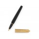 STYLO BILLE CARTIER DIABOLO PLAQUE OR & LAQUE DE CHINE NOIRE ROLLERBALL PEN 770€