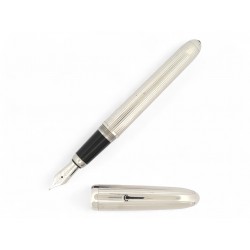 STYLO PLUME CARTIER LOUIS EN METAL DECORS GODRON A CARTOUCHE FOUNTAIN PEN 1290€