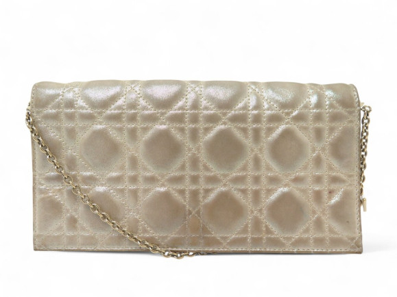 sac a main christian dior pochette lady toile cannage
