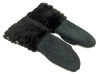 gants chanel moufles daim matelasse fourrure lapin
