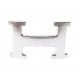 NEUF BOUCLE DE CEINTURE HERMES H MARTELE EN ACIER PALLADIE HAMMERED BUCKLE BELT