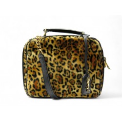 NEUF SAC A MAIN CAMERA SAINT LAURENT IMPRIME LEOPARD BANDOULIERE HAND BAG 1400€