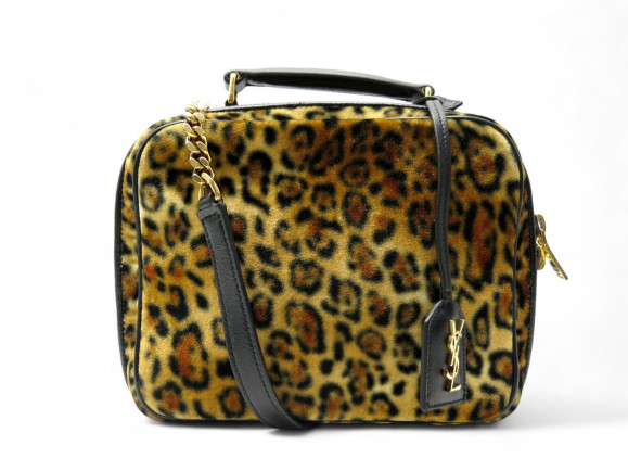  sac a main camera saint laurent imprime leopard