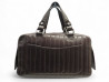 sac a main chanel bowling mademoiselle cuir marron