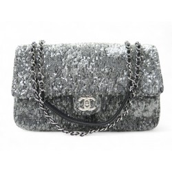 NEUF SAC A MAIN CHANEL TIMELESS MAXI JUMBO SEQUINS A57415 BANDOULIERE BAG 11500€