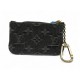 NEUF POCHETTE PORTE CLES LOUIS VUITTON EN TOILE DENIM LV M95343 KEY HOLDER NEW