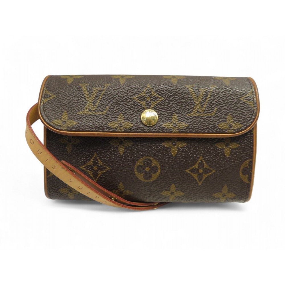 SAC POCHETTE LOUIS VUITTON FLORENTINE M51855 CEINTURE TOILE MONOGRAM POUCH 1200€