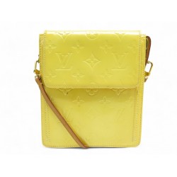 SAC A MAIN LOUIS VUITTON MOTT M91030 EN CUIR MONOGRAM VERNIS JAUNE PURSE 900€