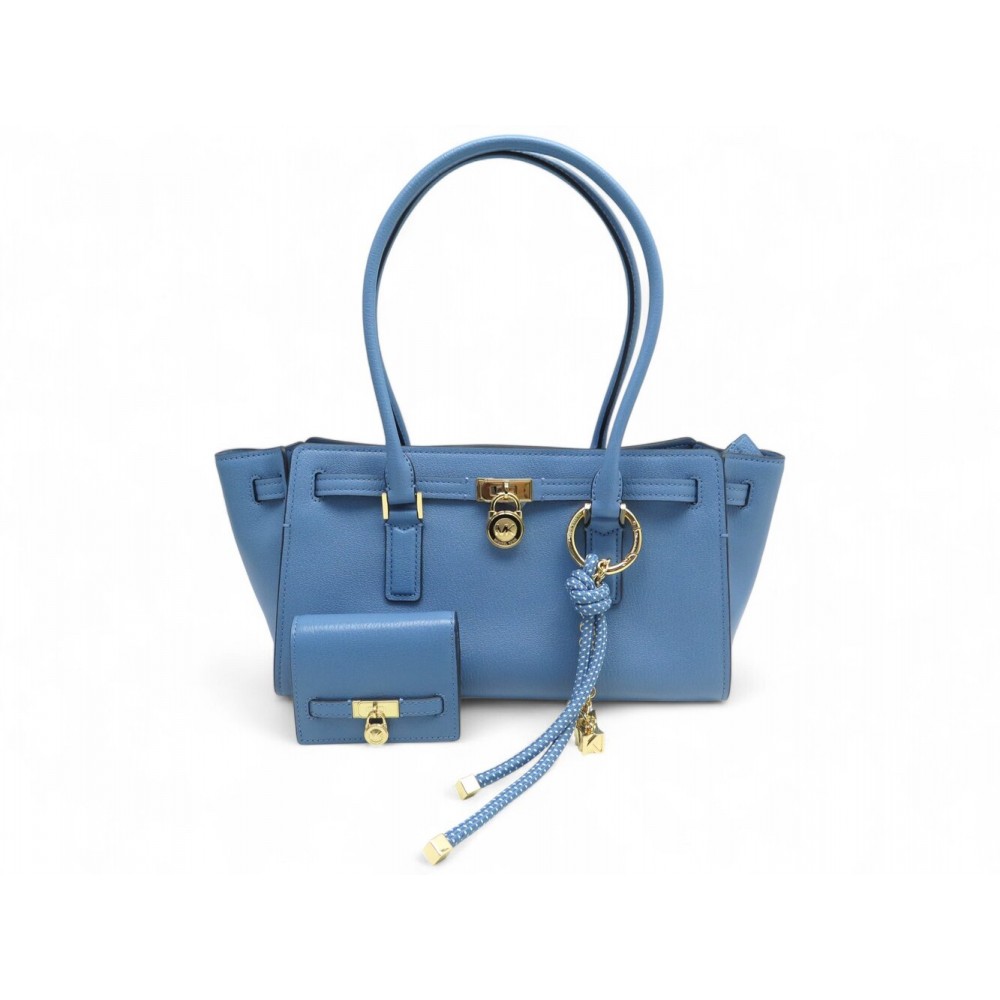 NEUF SAC A MAIN MICHAEL KORS PETIT HAMILTON MODERNE + PORTEFEUILLE COMPACT 420€