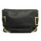 SAC A MAIN JIMMY CHOO ALLY CUIR GRAINE NOIR PORTE EPAULE LEATHER HAND BAG 1220€