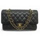 SAC A MAIN CHANEL 11.12 TIMELESS CLASSIQUE MEDIUM CUIR CAVIAR NOIR BAG 10300€