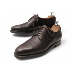 CHAUSSURES BERLUTI TALBINIO 6 40 DERBY BOUT DROIT EN CUIR MARRON SHOES 1700€