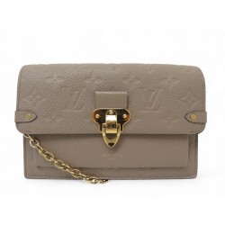 NEUF SAC A MAIN LOUIS VUITTON VAVIN BB CUIR MONOGRAM EMPREINTE TAUPE BAG 2400€