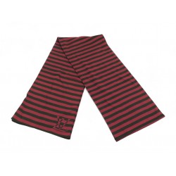 NEUF ECHARPE LOUIS VUITTON LOGO LV A RAYURES EN COTON & CACHEMIRE NEW SCARF 450€