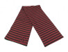 echarpe louis vuitton logo lv a rayures en coton