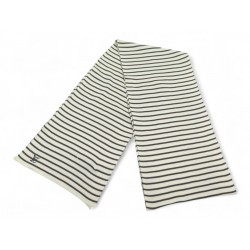 ECHARPE LOUIS VUITTON RAYURES LOGO LV EN COTON & SOIE COTTON & SILK SCARF 490€