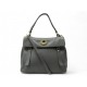 SAC A MAIN YVES SAINT LAURENT MUSE TWO 304681 CUIR GRAINE GRIS HAND BAG 2100€
