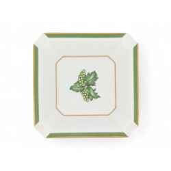 VINTAGE CENDRIER CARTIER VIDE-POCHE PORCELAINE DE LIMOGES GRAPPE DE RAISIN 530€