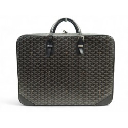 NEUF VALISE GOYARD AMBASSADE 50CM EN TOILE GOYARDINE SAC DE VOYAGE NOIR LUGGAGE