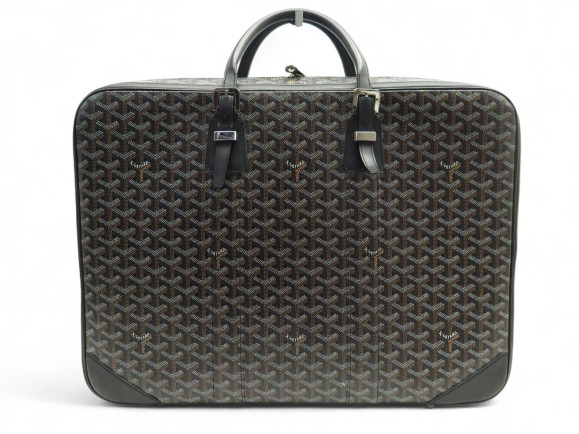 valise goyard ambassade 50cm en toile goyardine