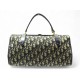VINTAGE SAC A MAIN CHRISTIAN DIOR DOCTEUR 1976 TOILE JACQUARD OBLIQUE BLEU BAG