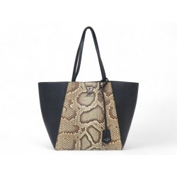 NEUF SAC A MAIN LOUIS VUITTON LOCKME CABAS N92917 CUIR ET PYTON TOTE BAG 3800€