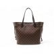NEUF SAC A MAIN LOUIS VUITTON NEVERFULL MM N40599 TOILE DAMIER EBENE BAG 1550€