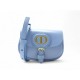 NEUF SAC A MAIN CHRISTIAN DIOR BOBBY MICRO BANDOULIERE CUIR BLEU HAND BAG 1800€