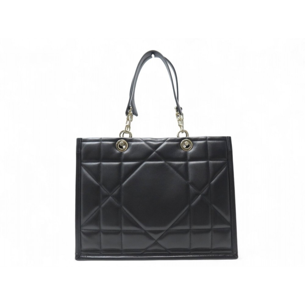 NEUF SAC A MAIN CHRISTIAN DIOR ESSENTIAL MM CUIR ARCHICANNAGE BANDOULIERE 4100€