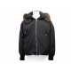MANTEAU LOEWE BLOUSON A CAPUCHE FOURRURE VESTE BLOUSON S 46 NOIR CAP COAT 2100€