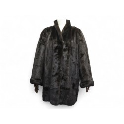 VINTAGE MANTEAU LONG YVES SAINT LAURENT EN FOURRURE DE VISON 40 M MINK FUR COAT